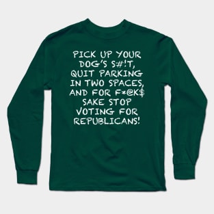 Poop and Parking Long Sleeve T-Shirt